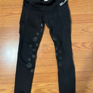 Red Elation riding winter tights